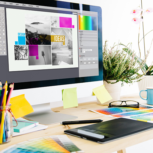 Graphic design studio